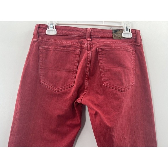 Ralph Lauren Denim & Supply Women’s Skinny Jeans Light Stretch Red Size 28 - Picture 8 of 12